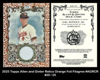 2025-Topps-Allen-and-Ginter-Relics-Orange-Foil-Filagree-AGRCR