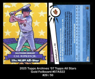 2025-Topps-Archives-07-Topps-All-Stars-Gold-Foilboard-07AS22