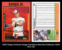 2025-Topps-Archives-Image-Variations-Red-Hot-Foilboard-230