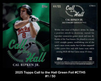 2025-Topps-Call-to-the-Hall-Green-Foil-CTH5