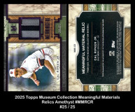 2025-Topps-Museum-Collection-Meaningful-Material-Relics-Amethyst-MMRCR