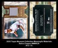 2025-Topps-Museum-Collection-Meaningful-Material-Relics-Copper-MMRCR