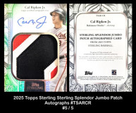 2025-Topps-Sterling-Sterling-Splendor-Jumbo-Patch-Autographs-TSARCR