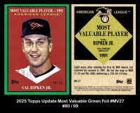 2025-Topps-Update-Most-Valuable-Green-Foil-MV27